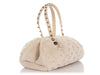 Louis Vuitton White Mink Cabochon Demi Lune