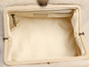 Louis Vuitton White Mink Cabochon Demi Lune