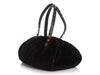 Louis Vuitton Black Mink Cabochon Demi-Lune