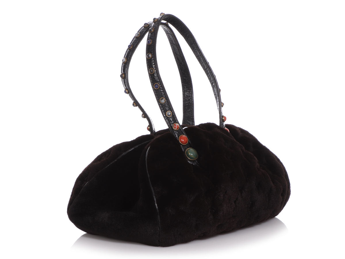 Louis Vuitton Mink Cabochons Demi Lune Bag - Neutrals Shoulder Bags,  Handbags - LOU659369