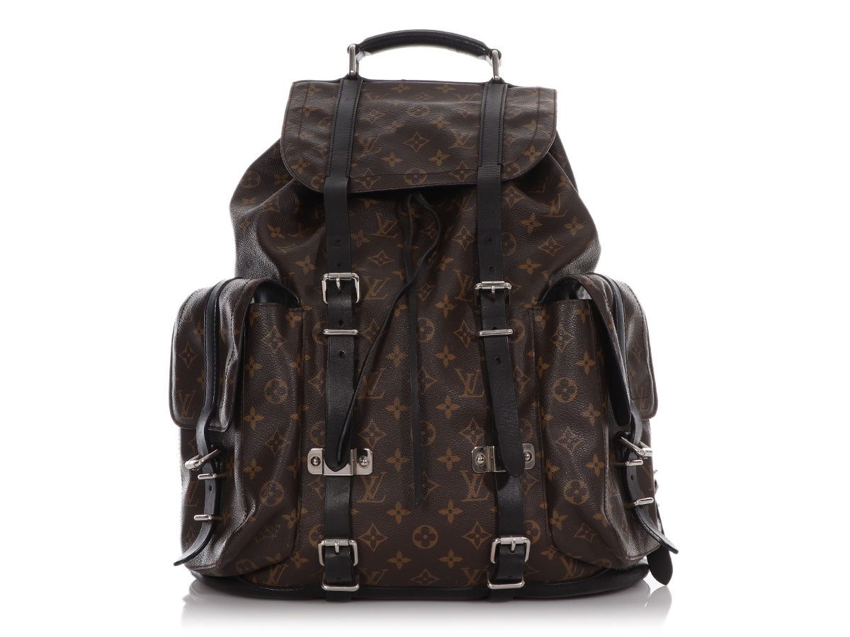 Louis Vuitton Monogram Macassar Christopher Backpack