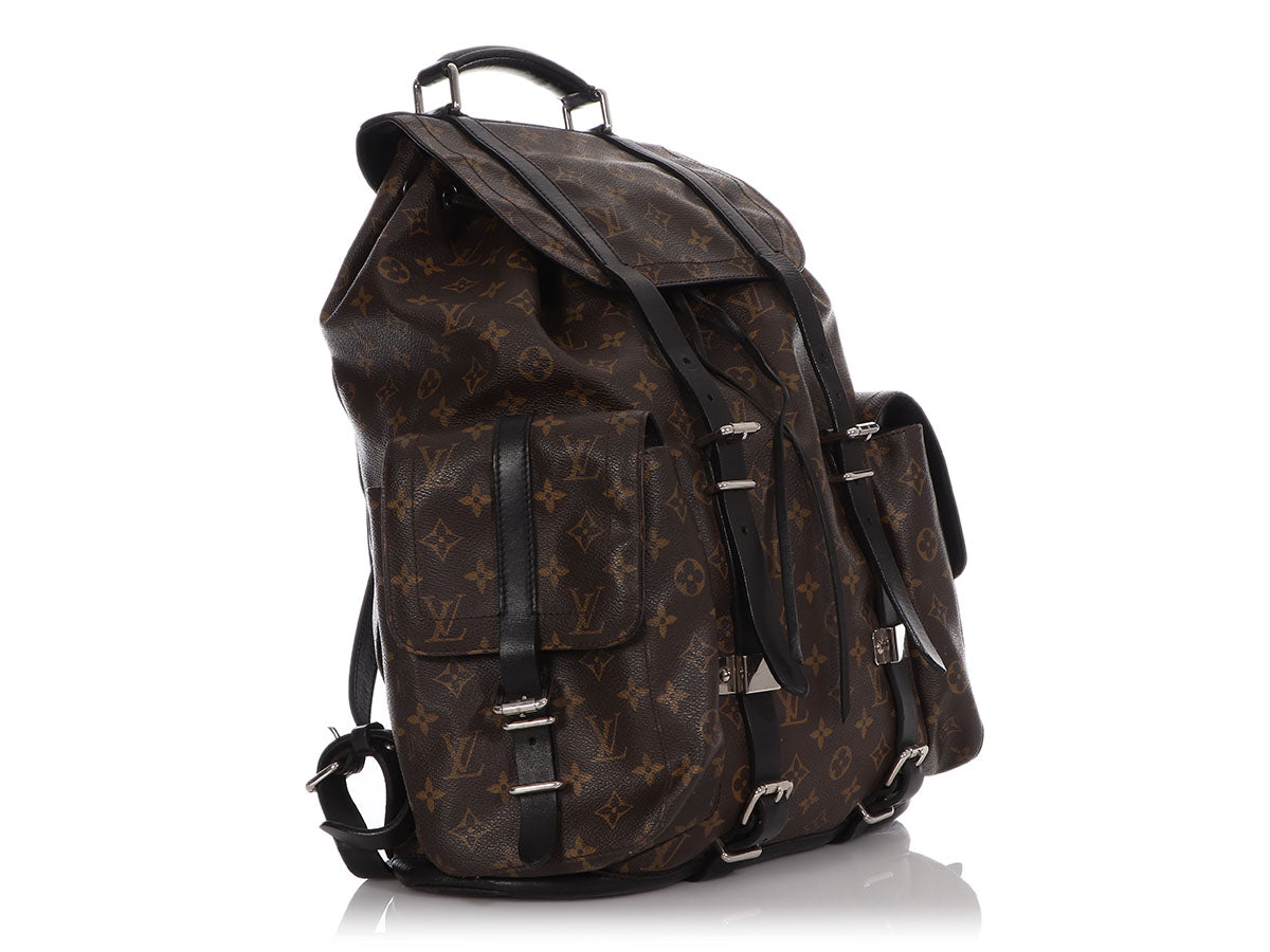 Louis Vuitton Monogram Macassar Christopher PM - Brown Backpacks, Bags -  LOU806645