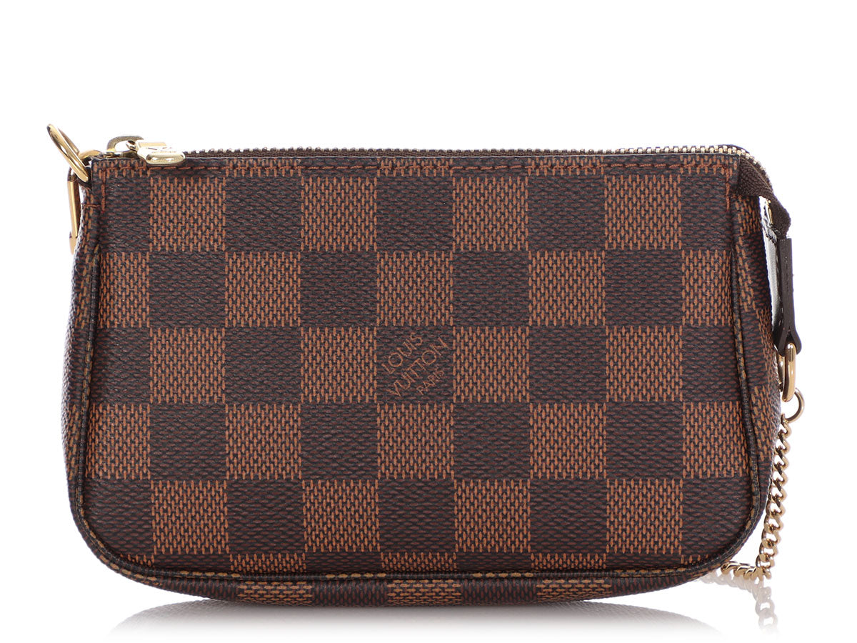 Louis Vuitton Mini Damier Ebène Pochette Accessoires - Ann's Fabulous  Closeouts