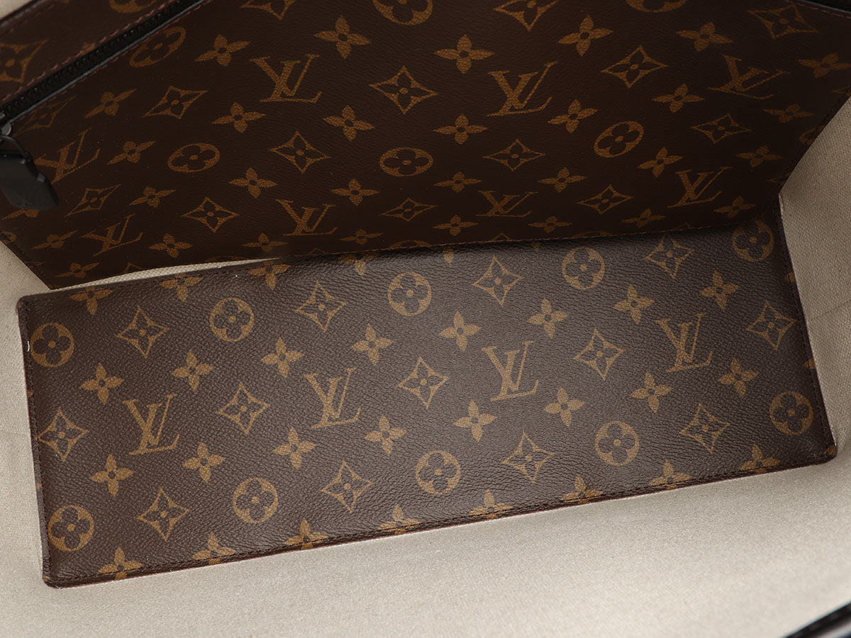 LOUIS VUITTON MONOGRAM SAC WEEKEND PM Tote Bag Handbag #8 Rise-on