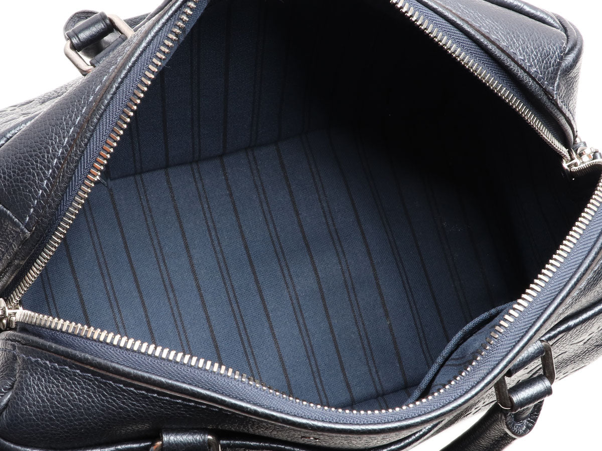 Louis Vuitton Blue Empreinte Leather Speedy Bandouliere 25 Louis Vuitton