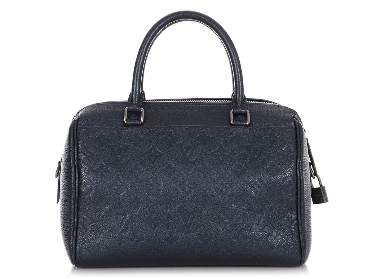 Louis Vuitton Speedy Bandouliere 25 Empreinte Leather Bag