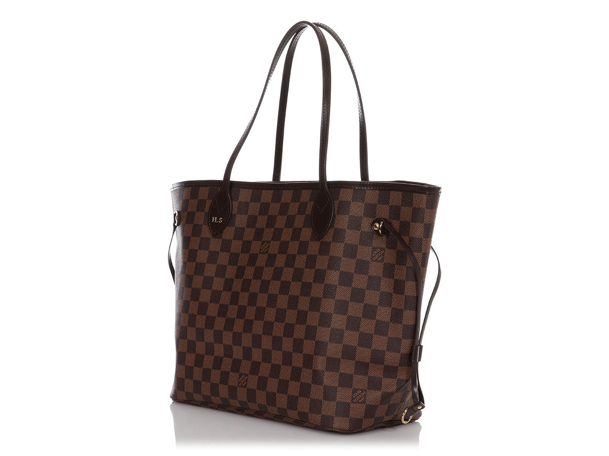 Louis Vuitton Damier Ebene Neverfull MM Graphite, Women's Fashion