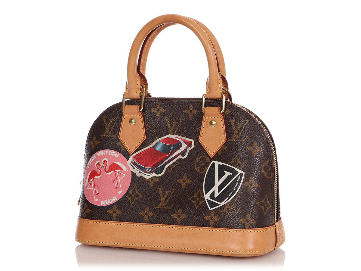 LOUIS VUITTON Monogram World Tour Alma PM 171414