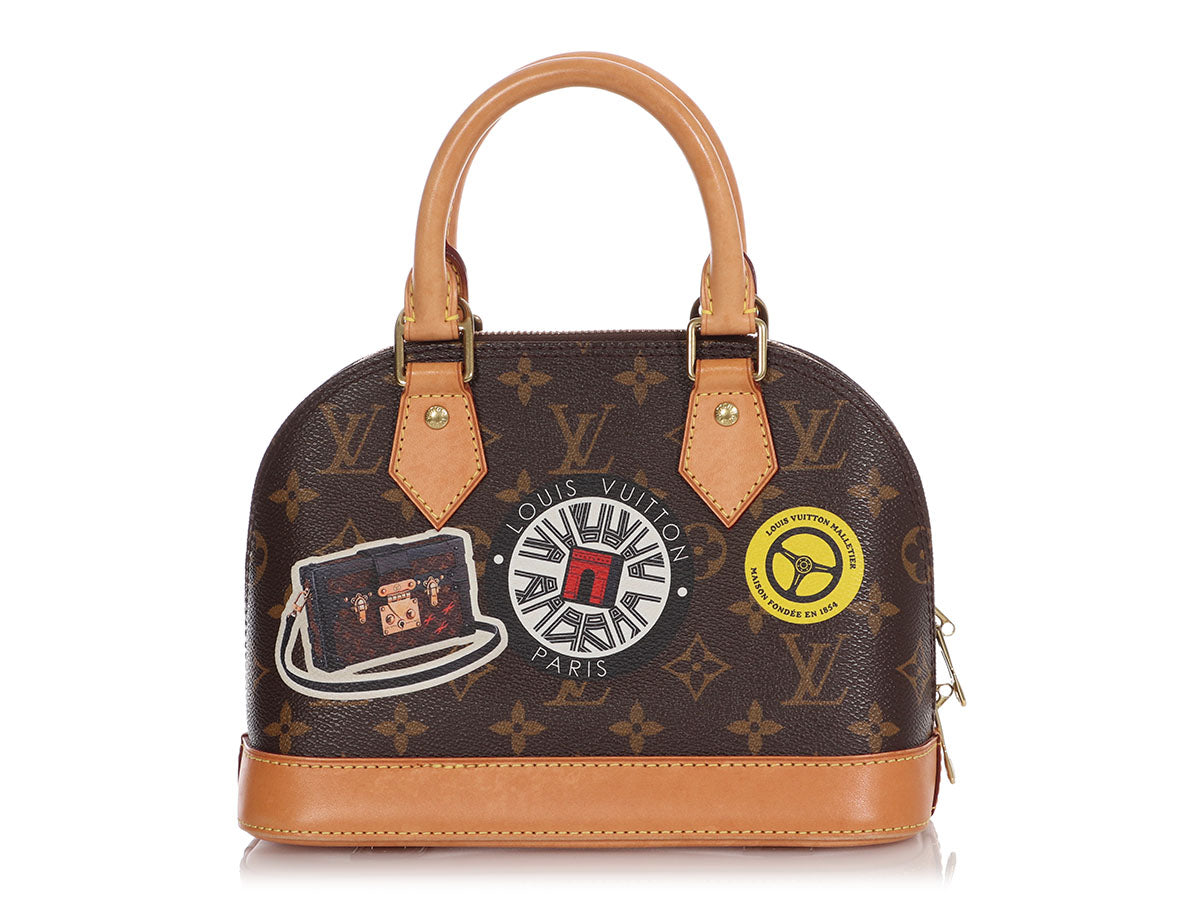 Louis Vuitton Monogram World Tour Alma BB is a pretty bright and practical  bag. It features protective studs on the bott…