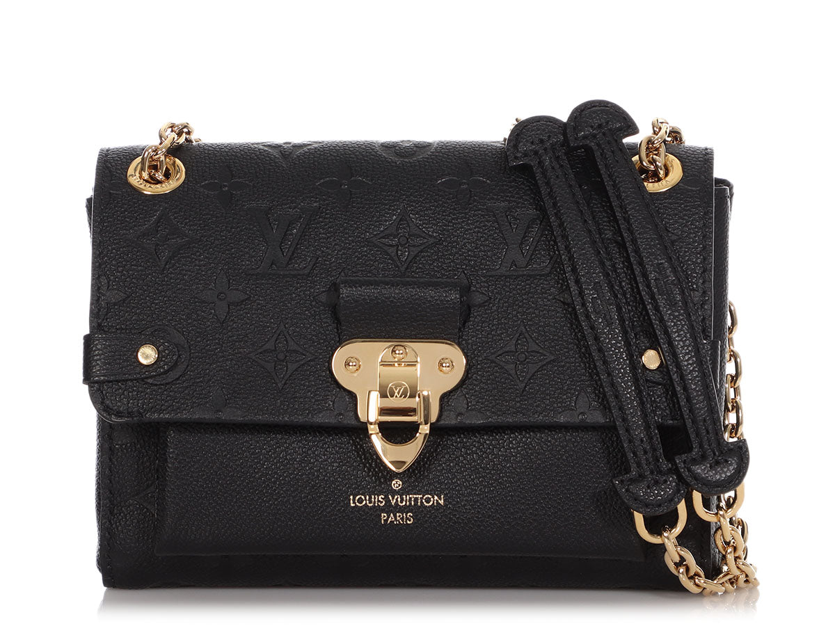 LOUIS VUITTON Vavin PM Monogram Empreinte Shoulder Bag Black