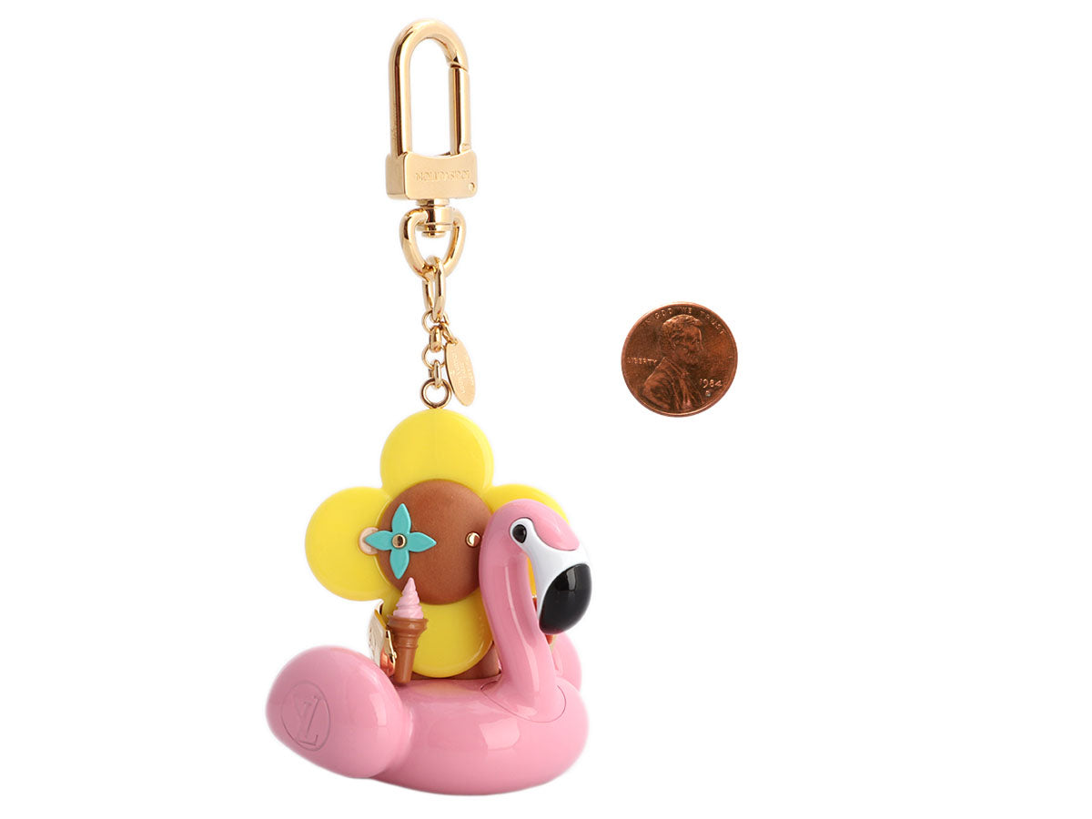 Louis Vuitton Vivienne Flamingo Bag Charm and Key Holder