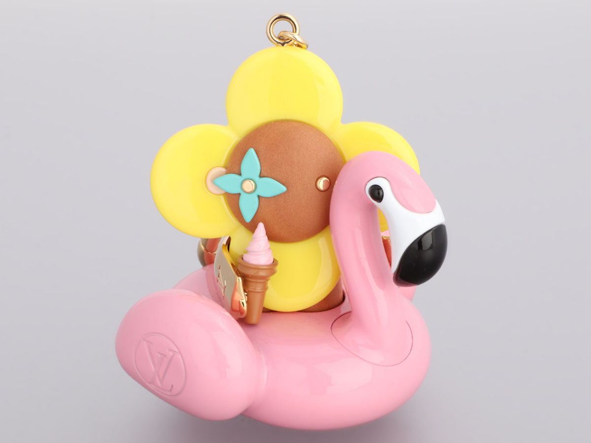 Louis Vuitton Vivienne Flamingo Bag Charm and Key Holder by Ann's Fabulous Finds