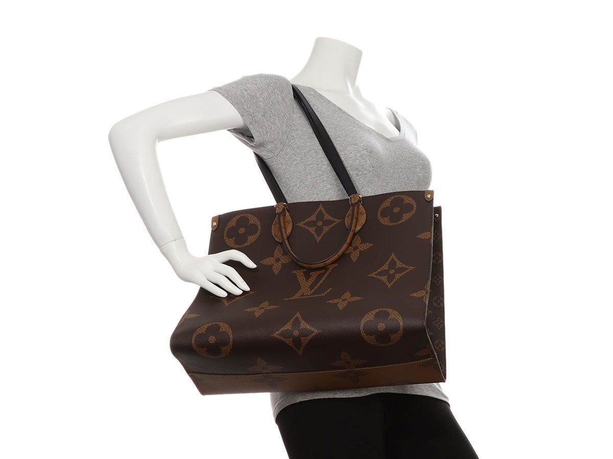 Louis Vuitton Onthego GM Monogram Reverse Monogram Giant