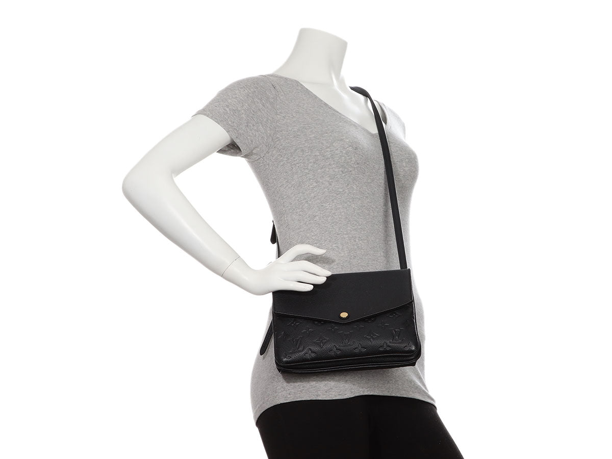 Louis Vuitton Black Empreinte Twice Twinset - A World Of Goods For You, LLC