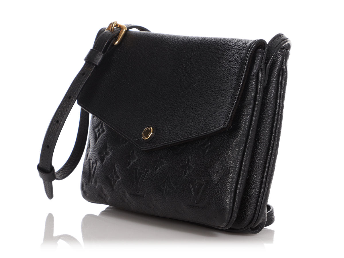 Louis Vuitton Black Monogram Empreinte Twice