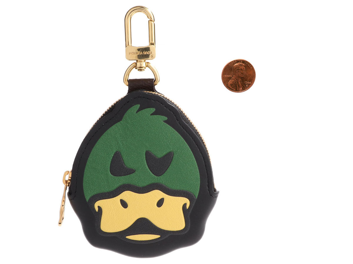 Pre-owned X Nigo Mountain Duck Bag Charm & Key Holder Damier Ebene Giant  Brown