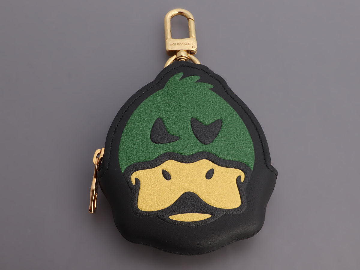 Louis Vuitton Nigo Duck Coin Holder Printed Leather and Limited