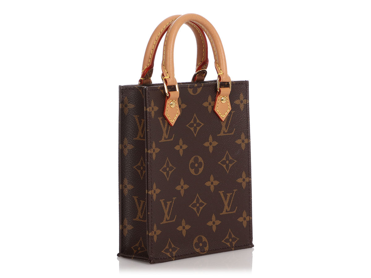Shop for Louis Vuitton Monogram Canvas Leather Sac Plat Tote Bag - Shipped  from USA