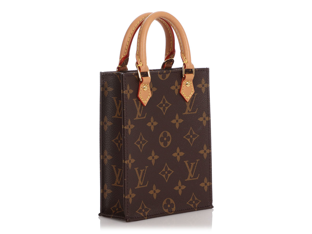 Shop Louis Vuitton MONOGRAM Petit Sac Plat Bag Monogram coated