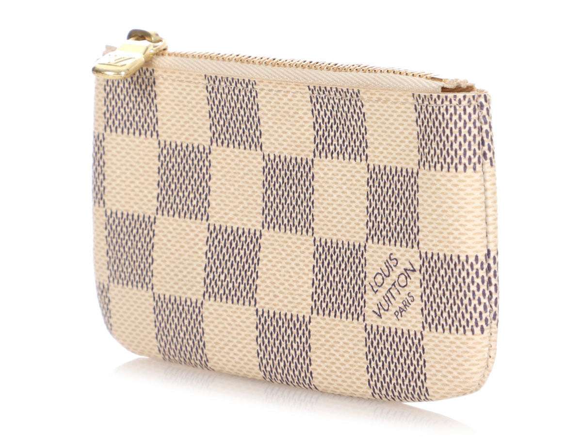 LOUIS VUITTON KEY POUCH DAMIER AZUR