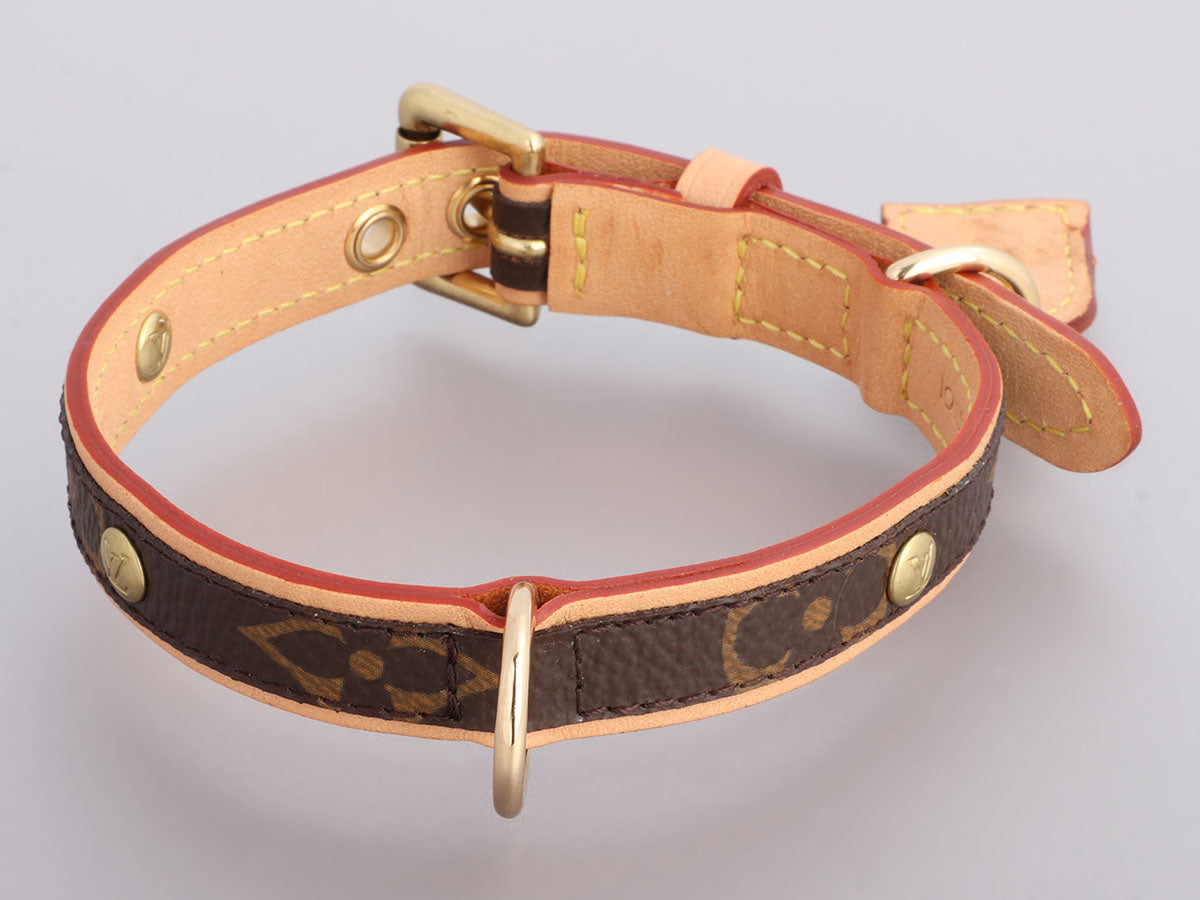 Shop Louis Vuitton Baxter dog collar pm (M58072, M80340) by Lot