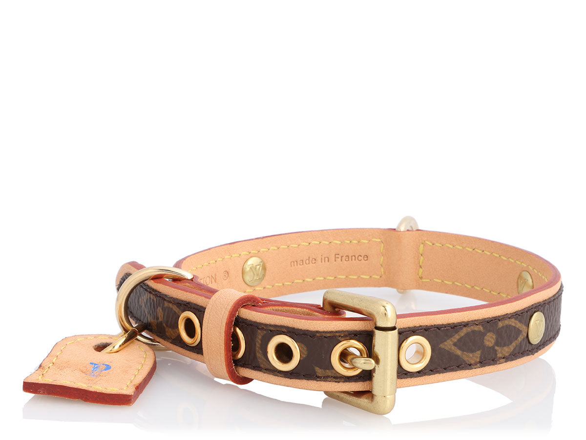 louis vuitton pet collar