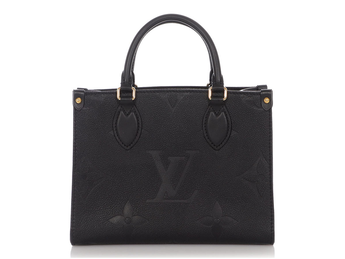 Louis Vuitton Black Monogram Empreinte OnTheGo PM by Ann's Fabulous Finds