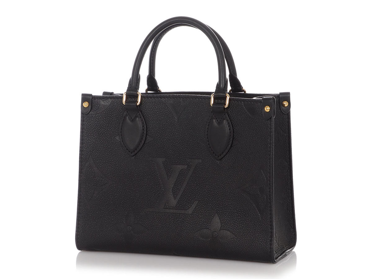 Louis Vuitton Black Monogram Empreinte Onthego PM