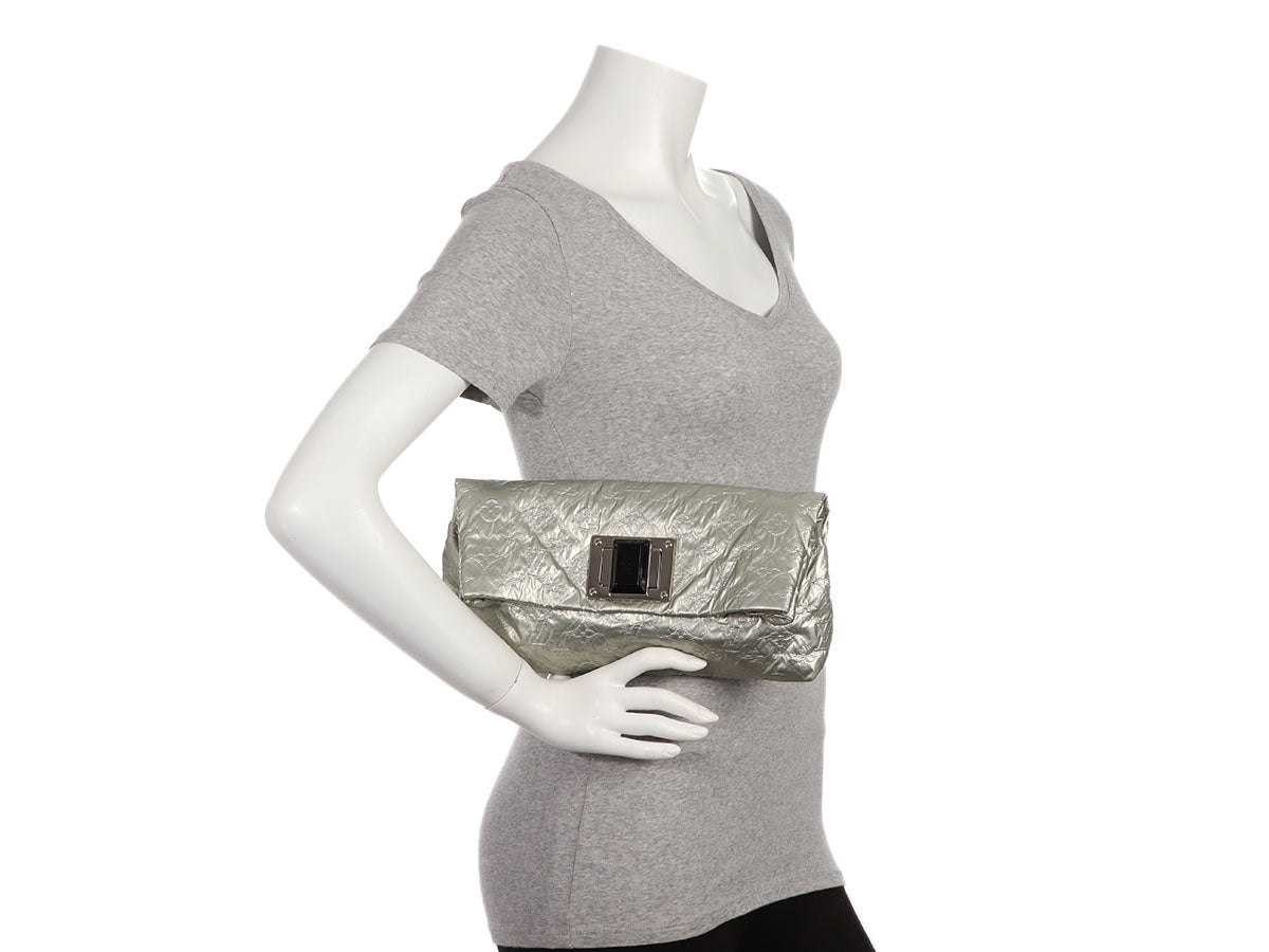 Louis Vuitton Silver Limelight Altair Clutch