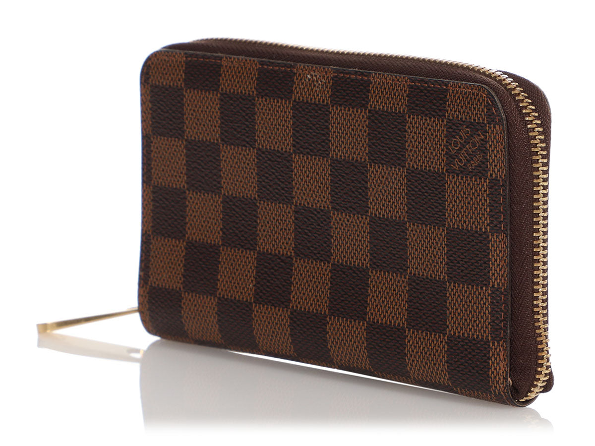 Louis Vuitton Damier Ebene Zippy Wallet Long Zip Around 862874