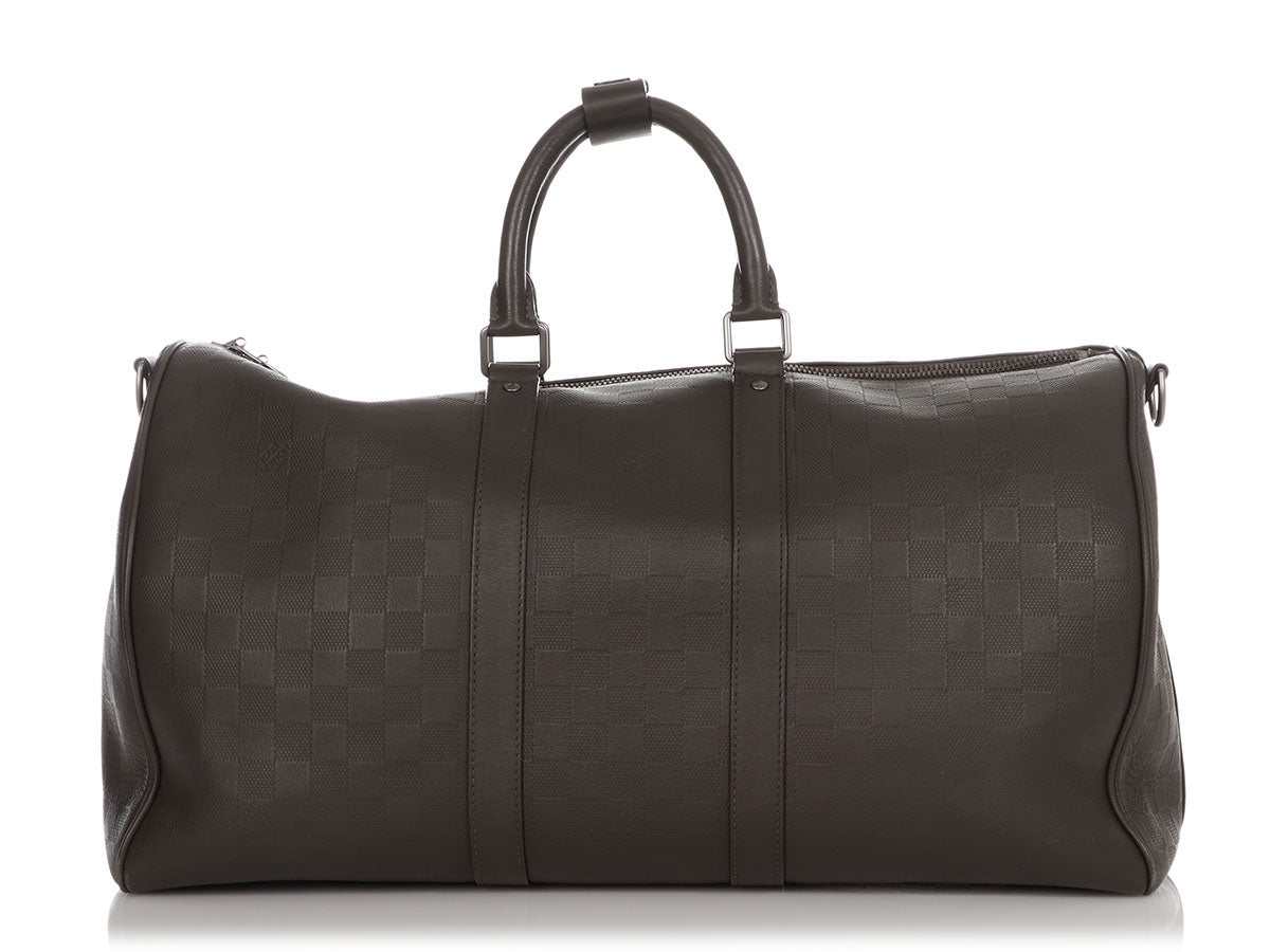 Louis Vuitton Keepall Bandoulière 45 In Damier Infini Leather