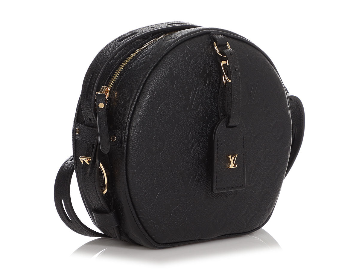 Louis Vuitton - Empreinte Boite Chapeau Souple Black Round Crossbody -  BougieHabit