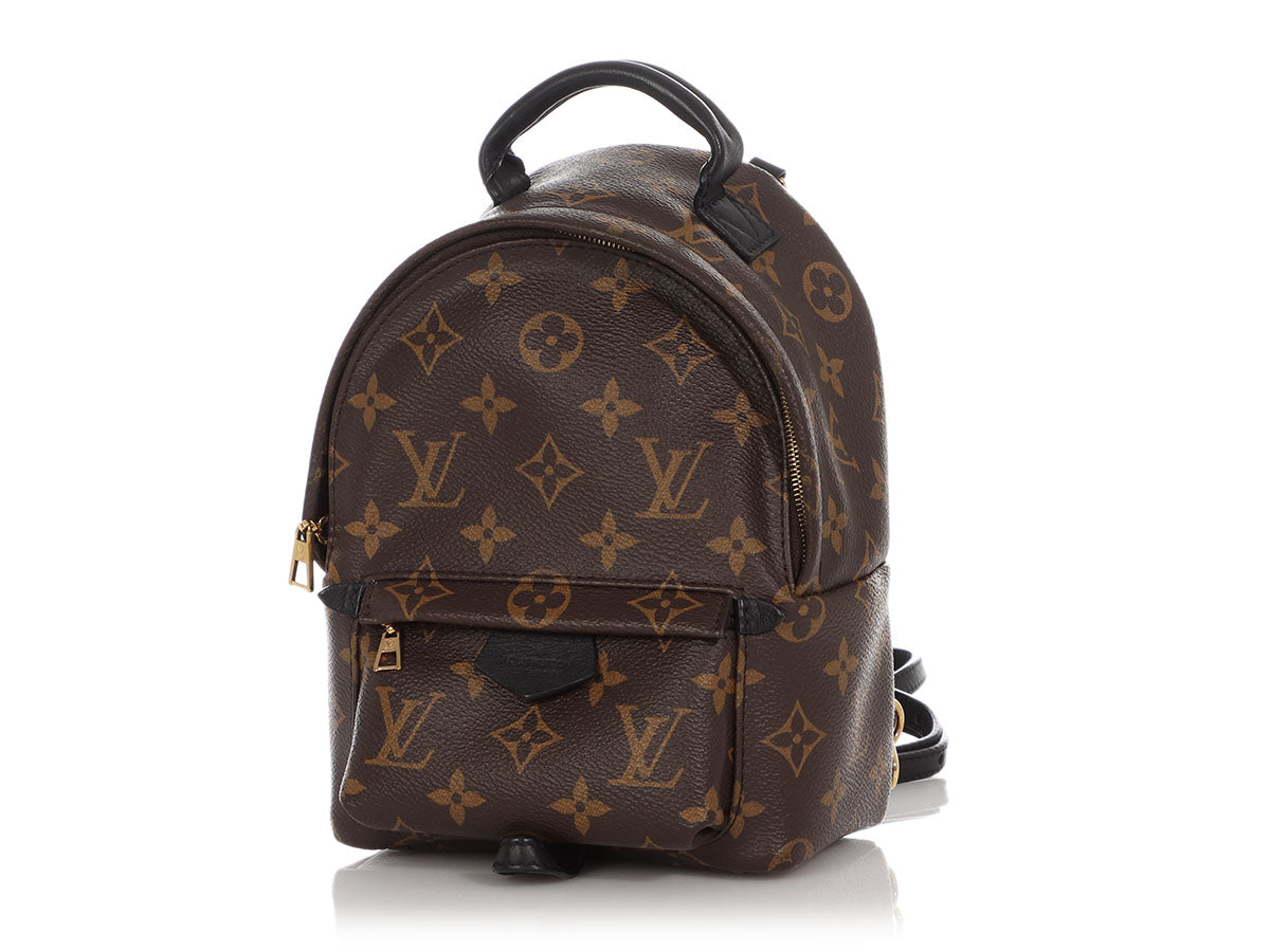 mini leather backpack lv