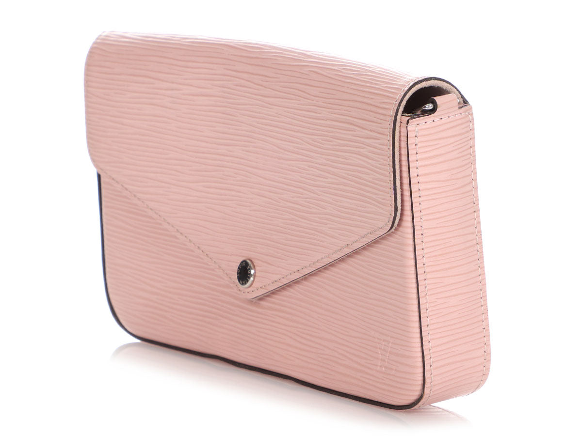 Louis Vuitton Pink Epi Vertical Trunk Pochette - Ann's Fabulous