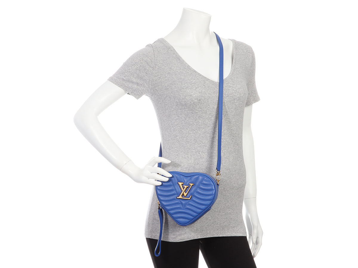 Louis Vuitton Neon Blue New Wave Heart Bag