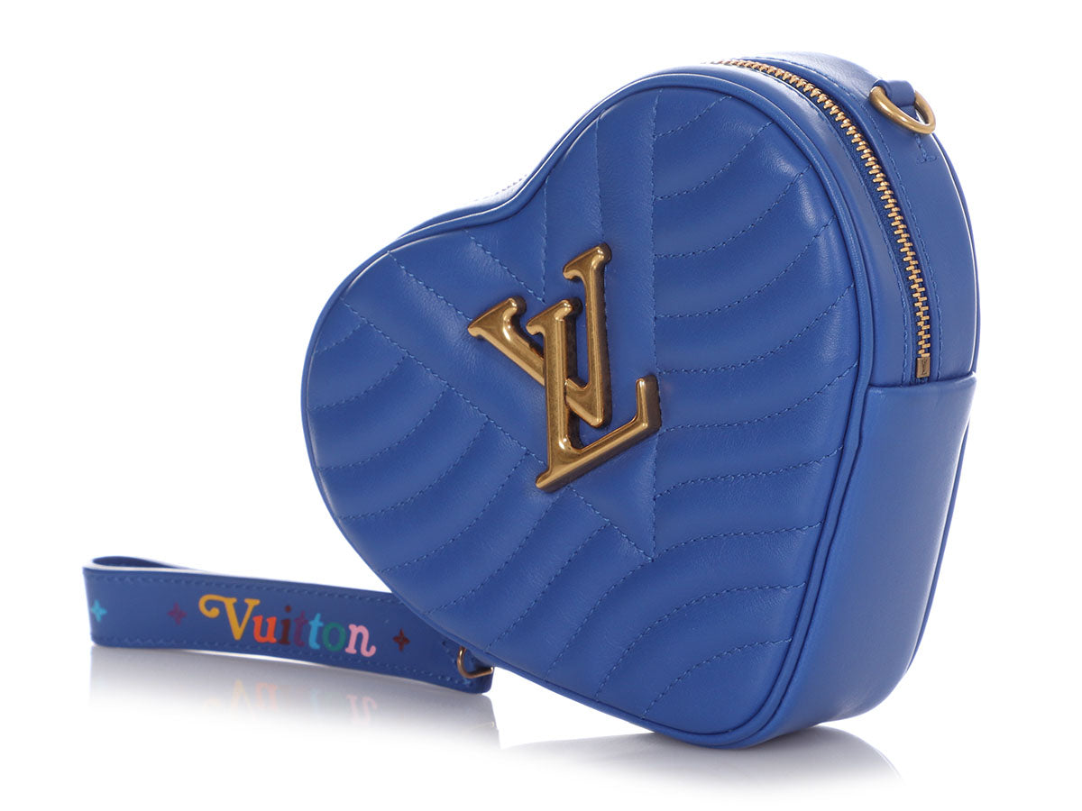 Louis Vuitton Neon Blue New Wave Heart Bag