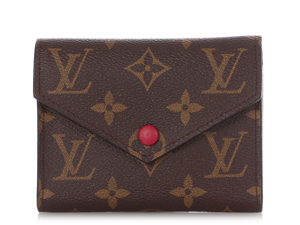 Louis Vuitton Empreinte Victorine Wallet in Red Pink