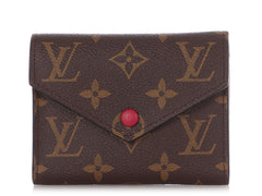 Louis Vuitton Portefeuille Victorine Womens Folding Wallets 2023 Ss, Pink