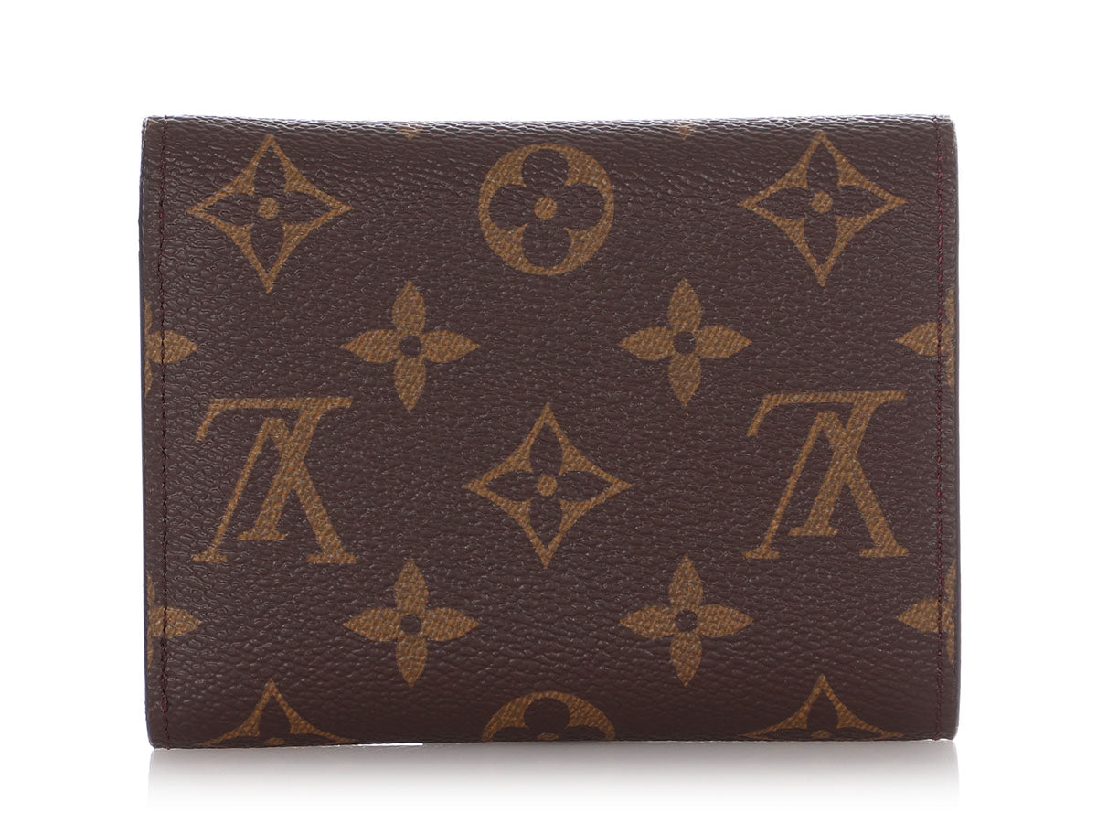 Authentic Louis Vuitton Classic Monogram Fuchsia Victorine Wallet