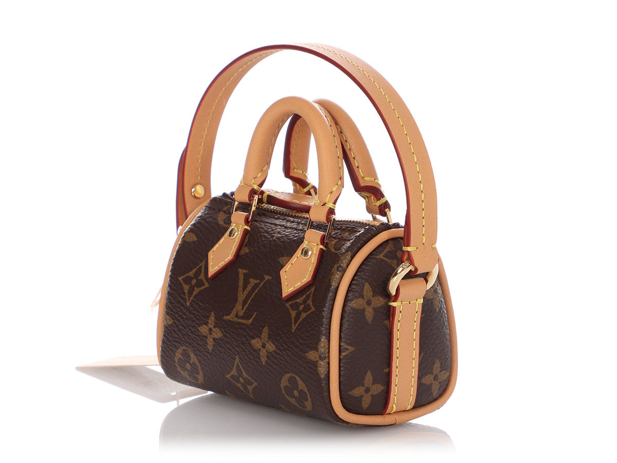 LOUIS VUITTON Micro Speedy Monogram Bag Charm – AYAINLOVE CURATED LUXURIES