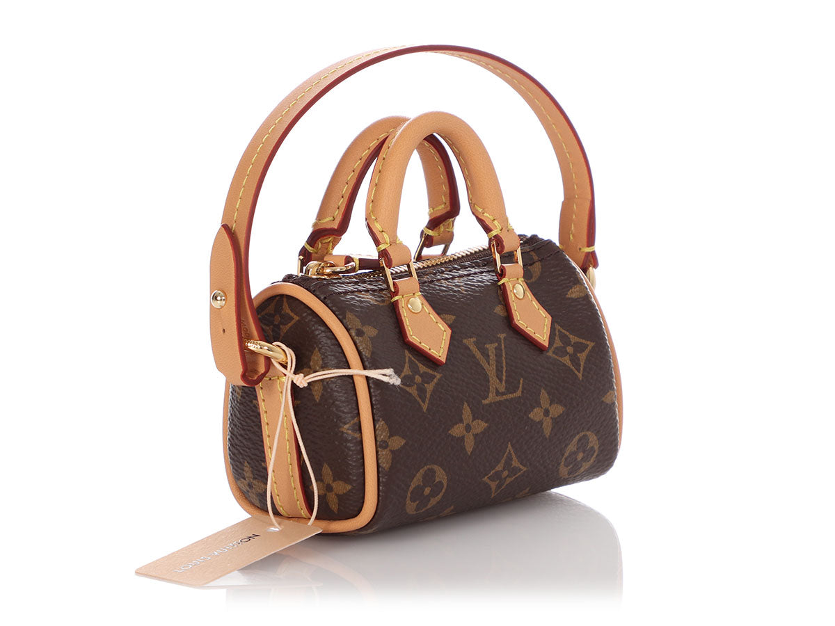 Louis Vuitton Monogram Micro Speedy Bag Charm