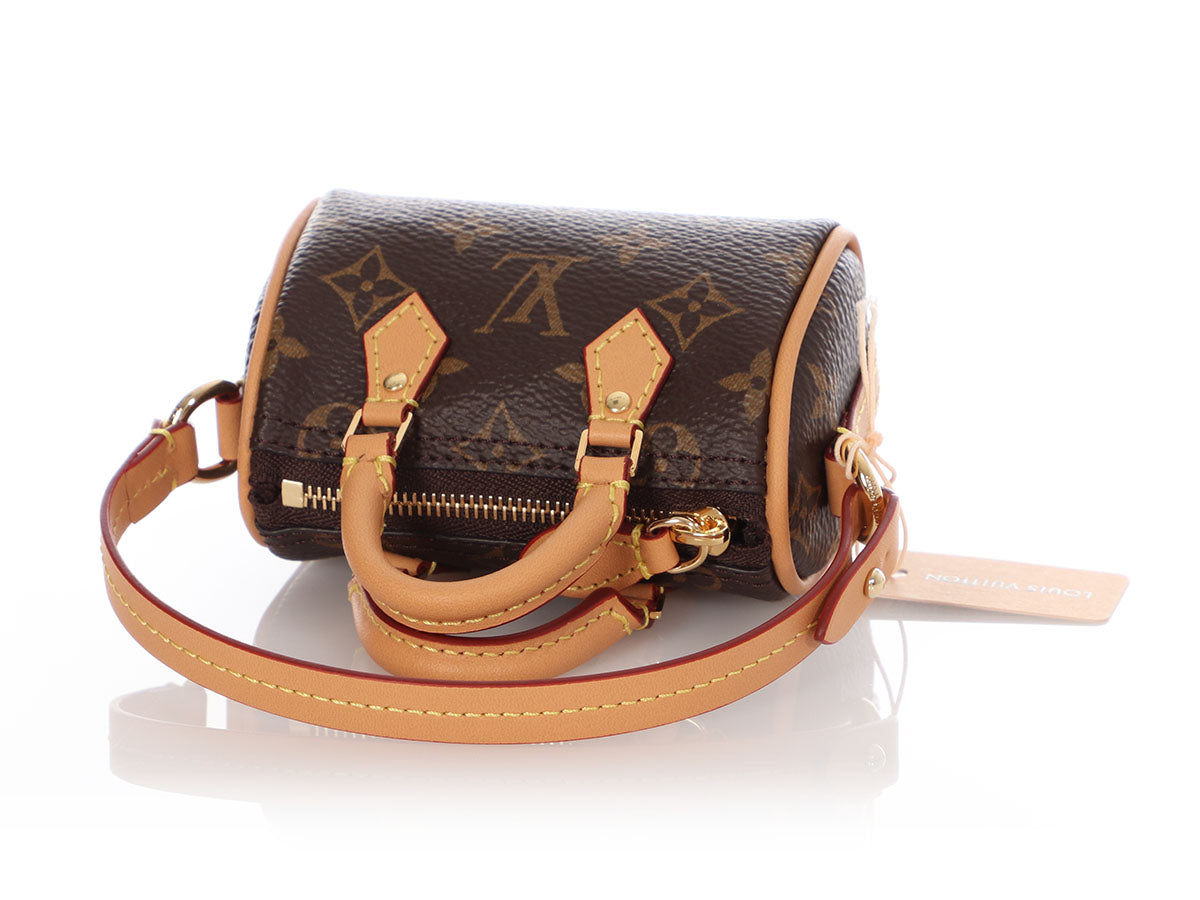 Louis Vuitton Monogram Micro Speedy Bag Charm