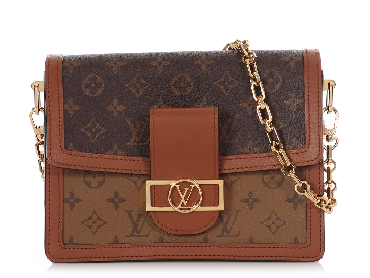 Louis Vuitton Reverse Monogram Dauphine MM Hobo