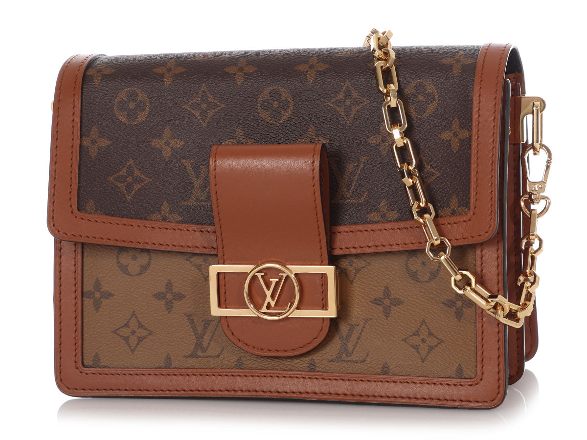 Louis Vuitton Monogram Canvas and Leather mm Dauphine Bag
