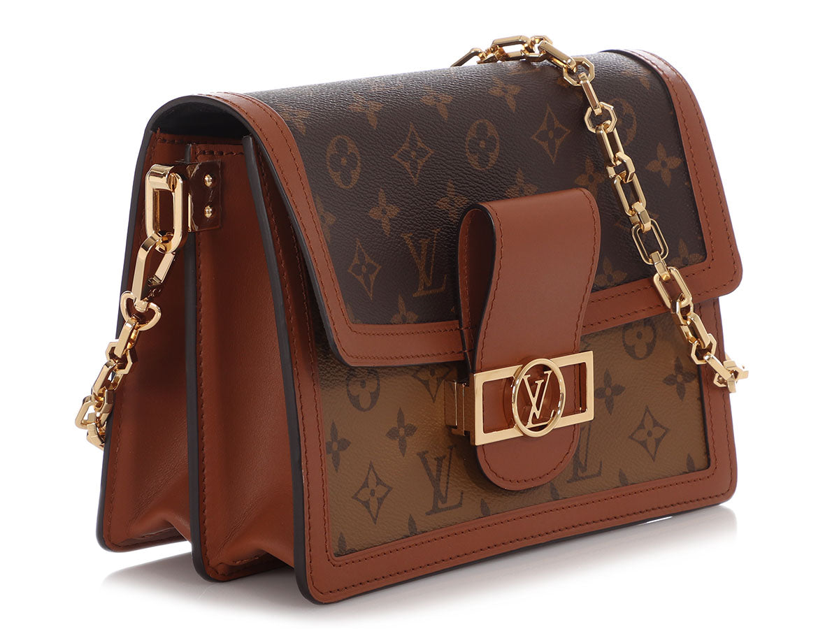 LOUIS VUITTON Shoulder Bag M68746 Portefeiulle Dauphine Monogram rever –