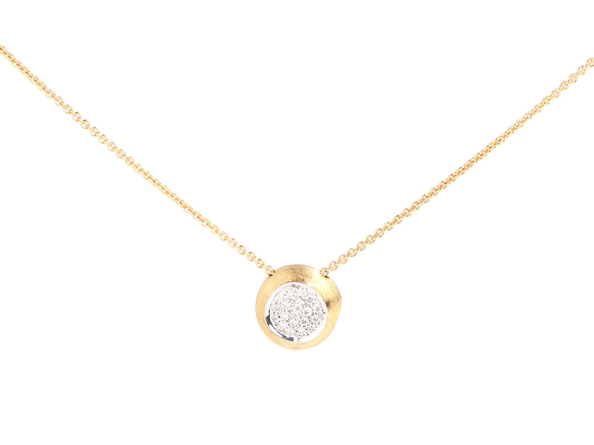 Louis Vuitton 18K Diamond Emprise Pendant Necklace - Rhodium