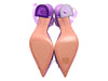 Amina Muaddi Purple Begum Glass PVC Pumps