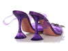 Amina Muaddi Purple Begum Glass PVC Pumps