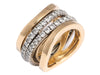 Mattioli 18K Gold Diamond Aspis Ring