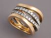 Mattioli 18K Gold Diamond Aspis Ring